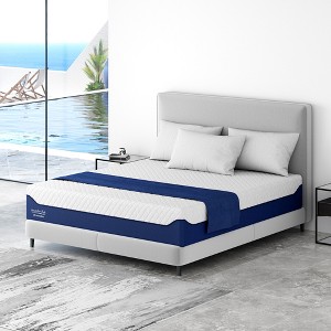 CSBDHOME 12 Inch Cooling Gel Infused Mattress for Pressure Relief, Bed in a Box CertiPUR-US Certified & Fiberglass Free - 1 of 4
