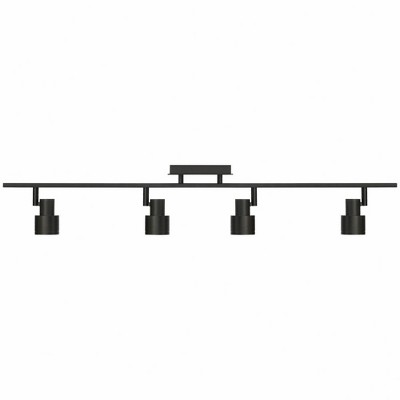 Lincoln Matte Black 35" LED Track Light