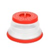 Tovolo 3pk Silicone Collapsible Microwave Food Cover Red - 4 of 4