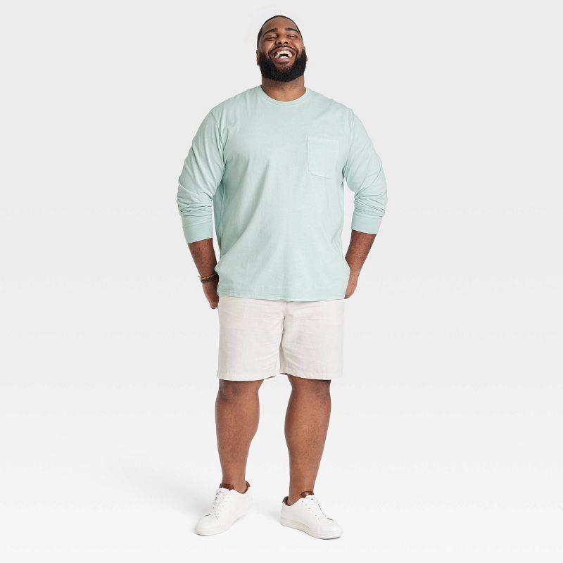 Men's Long Sleeve Crewneck T-Shirt - Goodfellow & Co™, 3 of 4