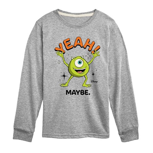 Boys' - Disney - Mike Yeah Maybe Long Sleeve Graphic T-Shirt - image 1 of 4