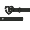 Elerevyo Women's Heart Shaped Belt Heart Buckle PU Leather Adjustable Waist Belts - 2 of 4