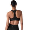 Future Planet Women's Nova Premium Performance Sport Athletic Active Yoga Workout Padded Sports Bra Removable Padding Black - 3 of 4