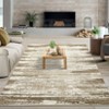 Modern Abstract Washable Living Room Bedroom Area Rugs, Soft Large Non Slip Floor Carpet for Home Office - 3 of 4