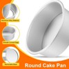 Unique Bargains Removable Loose Bottom Cheesecake Pan 2 Pcs - 4 of 4