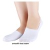 INSPIRE CHIC Cotton Fiber No Show Fashion Breathable Socks One Size 6 Pairs - 2 of 4