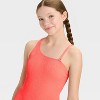 Girls' Playful Palms One Piece Swimsuit - art class™ - 3 of 3
