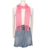 INSPIRE CHIC Gender Neutral Plain Cashmere Imitation Winter Warm Solid Color Fringe Long Scarves 1Pc - 2 of 4