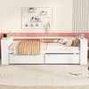 Whisen Twin Size Daybed with Built-in Bookcase and Drawers - 3 of 4