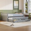 YOOCOZZ Full size Daybed with Twin size Trundle and Drawers, Full Size - 3 of 4