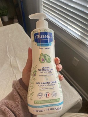 Mustela gentle cleansing gel body and hair for baby 750ml - Lyskin