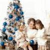 COZONY 25-Piece 6cm Velvet Christmas Ornament Balls Set for Tree and Home Decor - 4 of 4