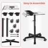 TASALON Ultimate Remarkable Color Station Salon Tray on Wheels, Tray Cart with Marker Pen & Bowls - 4 of 4