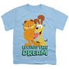 Boys' Garfield Movie Odie And Garfield Unisex Youth T Shirt Light Blue Large - 2 of 4