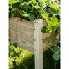 Gardener's Supply Company | Standing Wood Raised Garden Bed Kit 2.5ftx 4ft | Outdoor for Vegetables, Flowers, Herbs | Deck, Patio or Garden - brown - 3 of 4