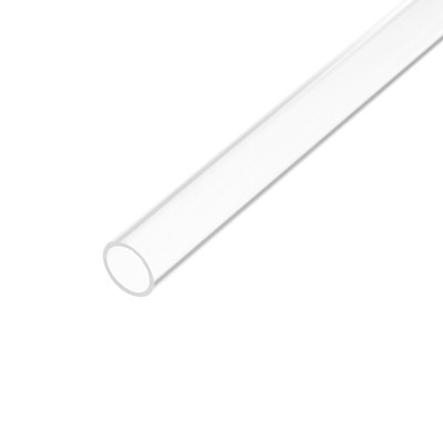 Unique Bargains Lamp and Lantern Water Cooling System Acrylic Rigid Round Pipe Clear 10"