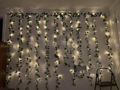 5' X 3.5' Led Vine Curtain String Lights Warm White - West & Arrow : Target