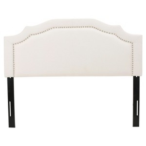Broxton Upholstered Headboard - Ivory - Full/Queen - Christopher Knight Home