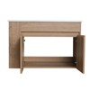 SEVOBAL Bathroom Storage Cabinets Wall Vanity Set Ceramic Sink Soft Close Doors Storage Rack Modern Bathroom, Beige, 30"*18.3"*19.7" - 4 of 4