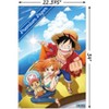 Trends International One Piece: Fishman Island - Luffy, Nami, Tony Tony Chopper Unframed Wall Poster Prints - 3 of 4