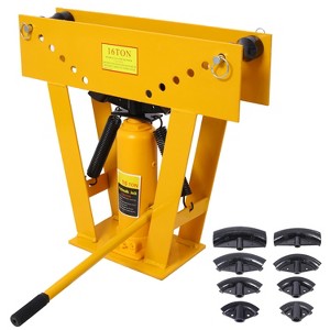 16Ton Tube Roller Bender Pipe Rolling Machine With 8 Dies (1/2", 3/4", 1", 1-1/4", 1-1/12", 2", 2-1/2", 3") Adjustable Rollers For 90-180° Bending - 1 of 4