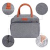 REGALWOVEN Oxford Insulated Large Capacity Storage Lunch Bags 10.6 x 6.3 x 9.1 Inches - 3 of 4