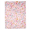 Lambs & Ivy Little Garden Soft Luxurious Pink Floral Warm Fleece Baby Blanket - 2 of 4