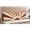 Sweet Jojo Designs Gender Neutral Body Pillow Cover (Pillow Not Included) 54in.x20in. Boho Sun Ray Yellow Red Orange - 2 of 4