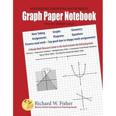 Graph Paper Notebook - by  Richard W Fisher (Paperback)