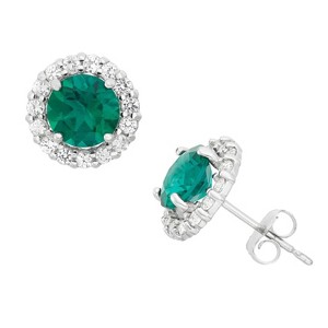 Designs By Gioelli 10K Gold Gemtone Stud Earrings - 1 of 2