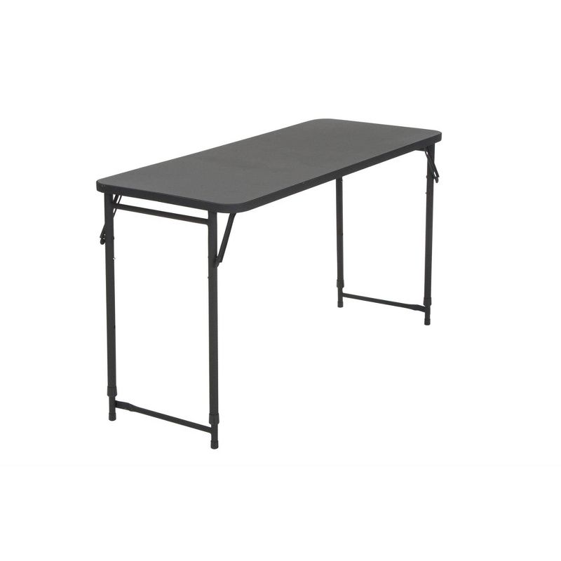 20" X 48" Adjustable Height PVC Top Table Black - Room & Joy, 3 of 13