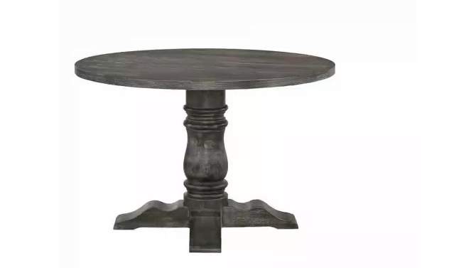 Wallace Dining Table Weathered Gray - Acme Furniture, 2 of 7, play video