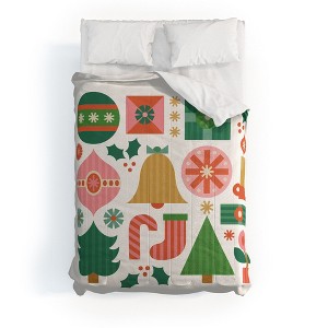 Carey Copeland Gifts of Christmas Comforter + Pillow Sham(s) - Deny Designs - 1 of 3