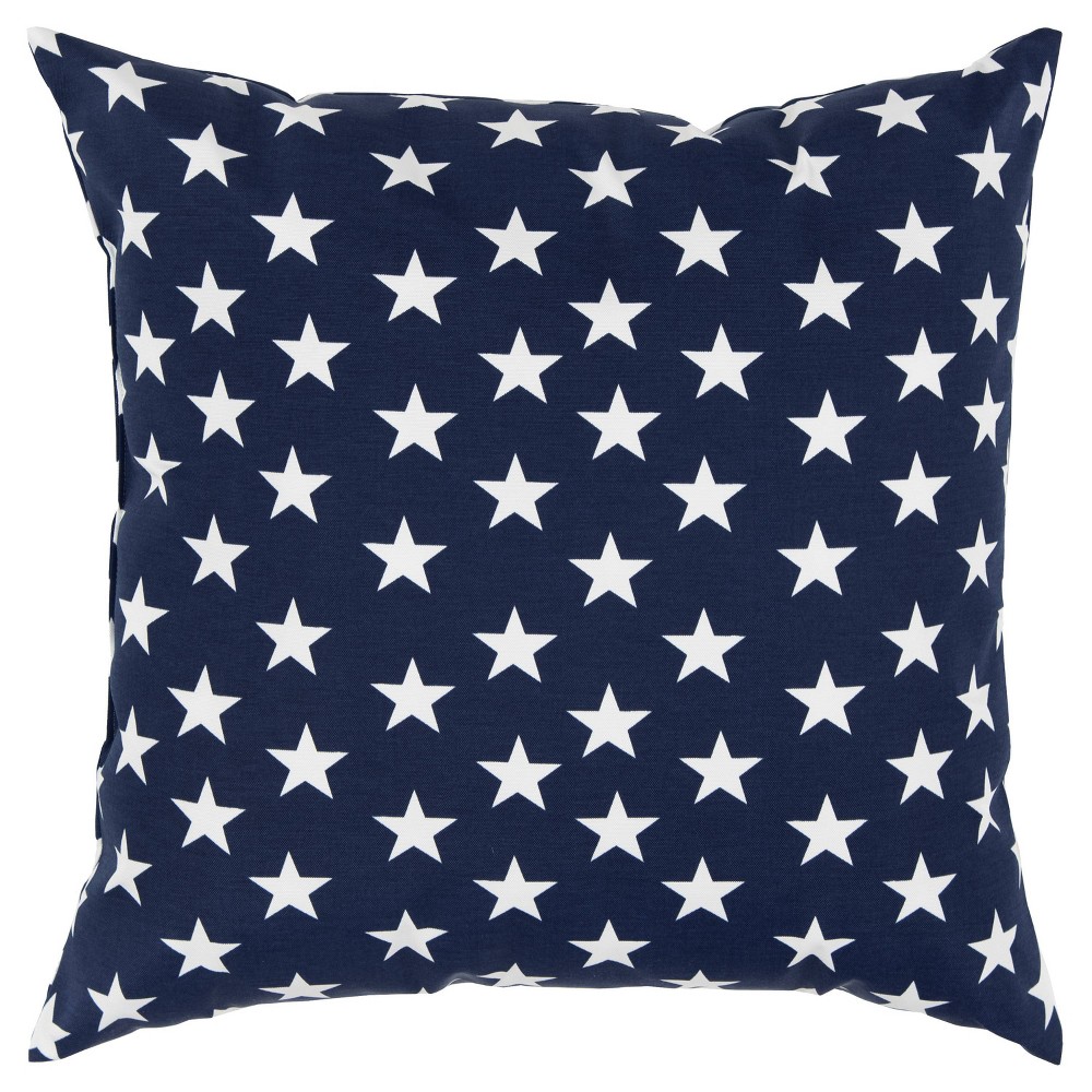 Photos - Pillow 22"x22" Oversize Star Poly Filled Square Throw  - Rizzy Home