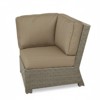 Covers & All Cabo 32.5 in Sectional Corner Chair, Willow Wicker w / Sunbrella Cushion - 2 of 4