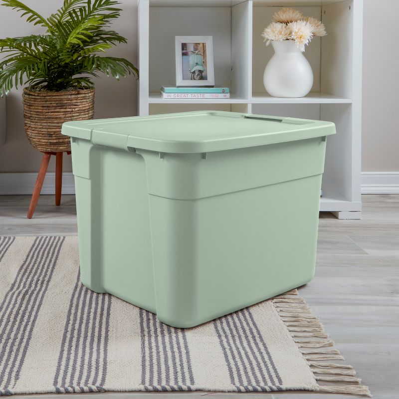 20gal Latching Storage Tote Light Green - Brightroom&#8482;, 5 of 8