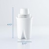 Nispira B15 Universal Water Filter for Brita Pitchers (Standard/Everyday/UltraMax), 45-gallon capacity, BPA-free, 9 Pack - 2 of 4