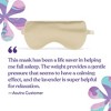 Asutra Natural Sleep Mask with Weighted Lavender Silk Eye Pillow & Cooling Gel Mask Champagne Eye Masks - 2pc - 4 of 4