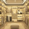 Aheaplus Closet System with Mirror and Wooden Drawers - 2 of 4