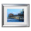 Trademark Fine Art Mich Catanzaro Cocoa Beach Pier Matted Framed Art - 2 of 4