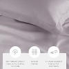 Cotton Duvet Cover Set & Insert 4PC Bundle, 300TC Sateen Vintage Washed Duvet Set with Down Alternative Comforter, All Season Bedding - Becky Cameron - 4 of 4