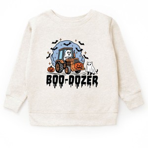 Boo-Dozer Ghost - Toddler Graphic Sweatshirt and Youth Graphic Sweatshirt - 1 of 2