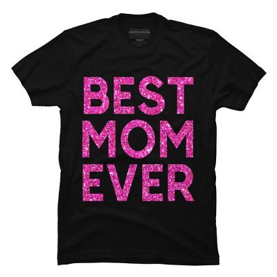 Men's Design By Humans Best Mom Ever Confetti Text By MeowShop T-Shirt