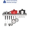 NSF Certified Stainless Steel Wall Shelf with 10 Hooks - 4 of 4