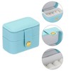 Unique Bargains Romantic Engagement Wedding Ring Box Jewelry Storage - 3 of 4