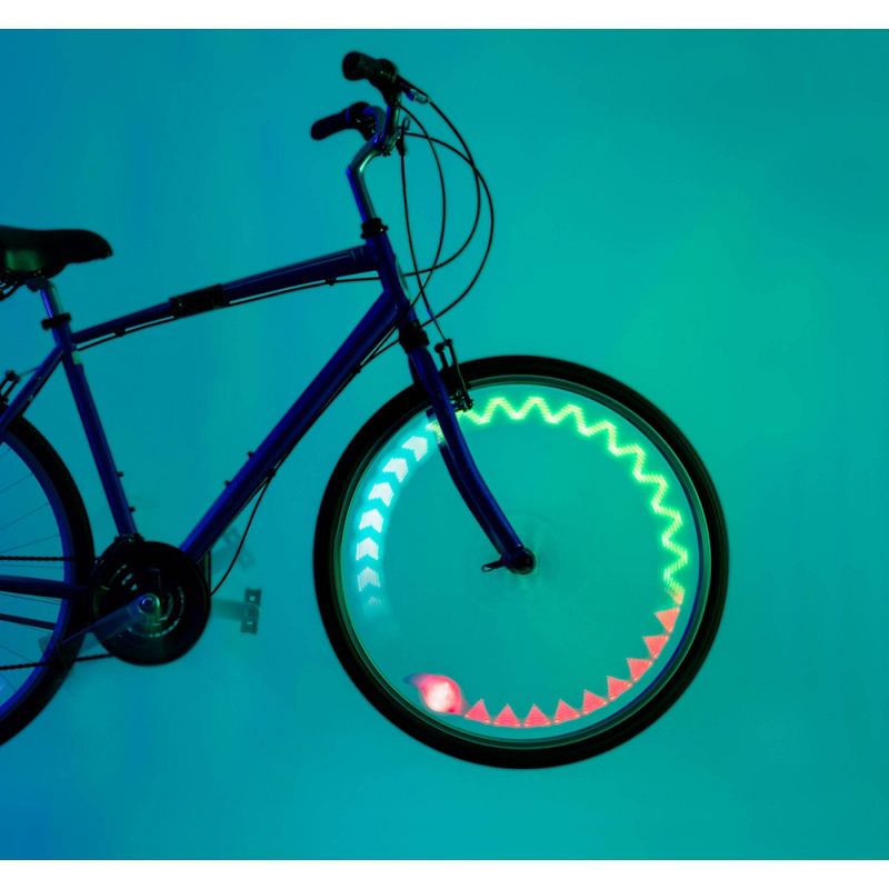 Brightz Shape Patterned Bike Wheel LED Light, 4 of 8
