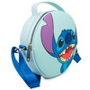 Disney Bag, Crossbody, Round, Lilo and Stitch, Stitch Smiling Face, Blue, Vegan Leather - 2 of 4