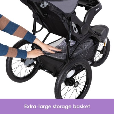 Baby Trend Expedition Plus Jogger with LED Safety Light - Madrid Black_10