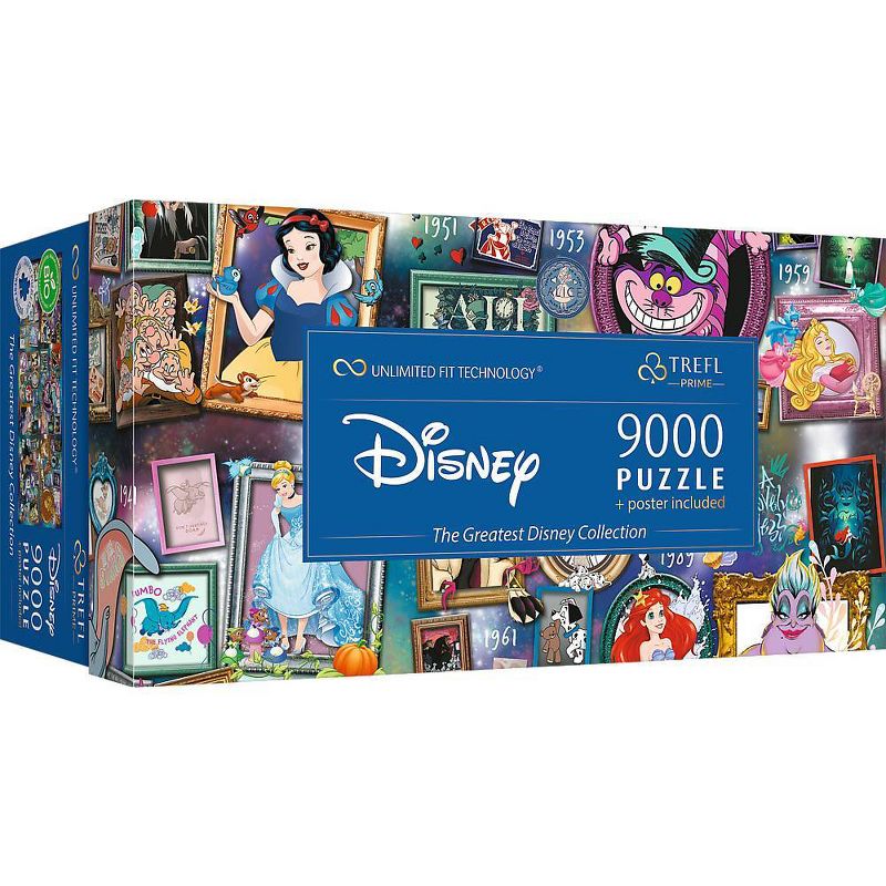 Trefl Disney Prime The Greatest Disney Collection Jigsaw Puzzle - 9000pc: UFT Technology, Unique Shapes, Poster Included, 2 of 6