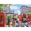 2000 Piece Jigsaw Puzzle, Spring in London, City center, Red Bus, UK, Great Britain, Puzzle of England, Adult Puzzles, Castorland C-200788-2 - 2 of 4
